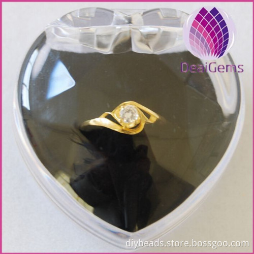 Acrylic Lucid 51x 53x37MM Ring Earring Box Jewelry Package